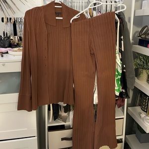 Dynamite sweater and flare Yarn pants  set-selling together
